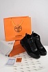 Кроссовки с мехом Hermes Bouncing high-top - Black