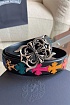Кожаный ремень Chrome Hearts Cross Patch Cemetery premium