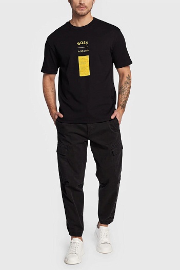 Чёрная футболка Hugo Boss x AJBXNG   