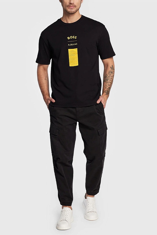 Чёрная футболка Hugo Boss x AJBXNG