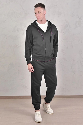 Спортивный костюм Loro Piana Premium signature logo - Grey   