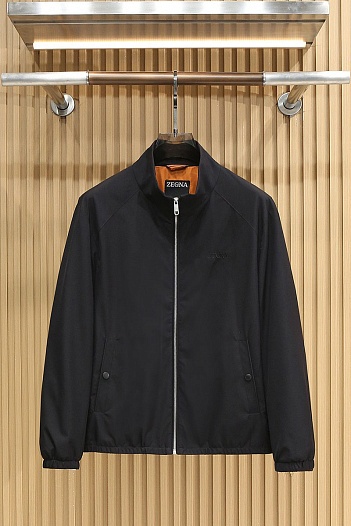 Мужская чёрная ветровка Zegna   