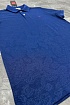 Тёмно-синее поло Etro с узором пейсли