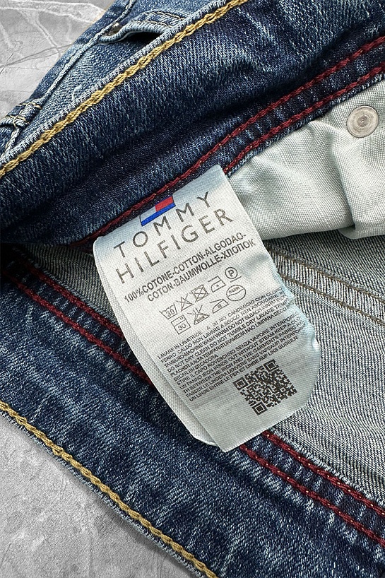 Мужские синие джинсы Tommy Hilfiger low-rise