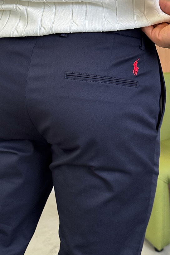 Мужские тёмно-синие брюки Роlо Ralрh Lаurеn