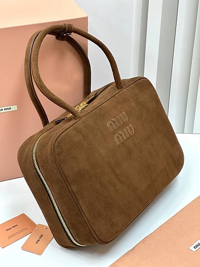 Замшевая сумка MIU MIU Premium 34x22x10 см   