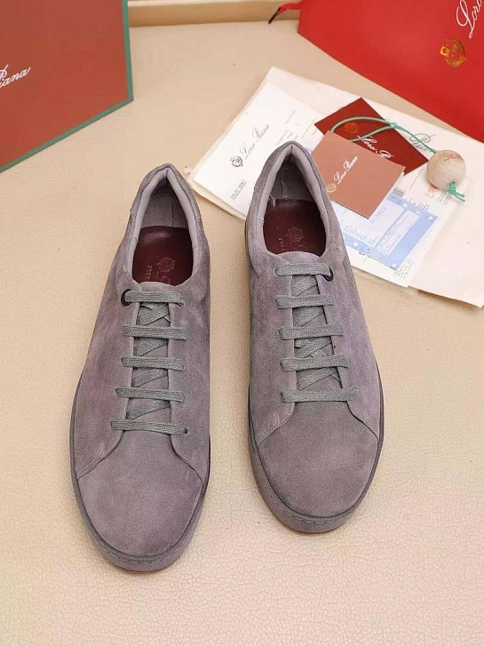 Мужские замшевые кроссовки Loro Piana