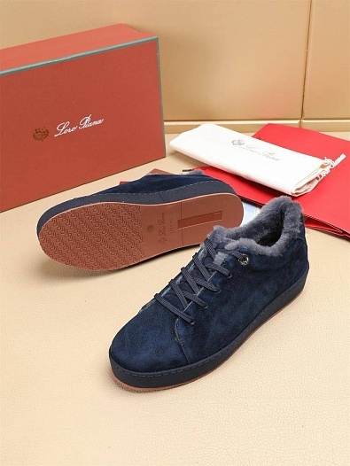 Зимние кроссовки с мехом Loro Piana   