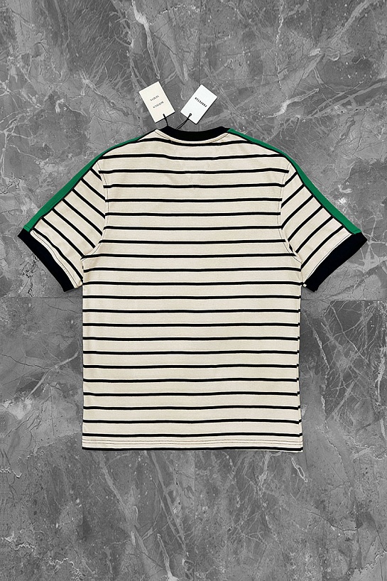 Оверсайз футболка Bottega Veneta - Beige / Green