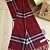 Шарф Burberry Check premium 168x30 см - Burgundy