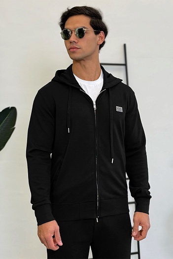 Спортивный костюм Dolce & Gabbana logo plaque - Black   