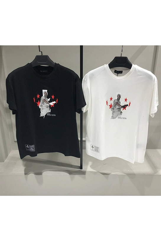 Белая оверсайз футболка Neil Barrett x James Harden