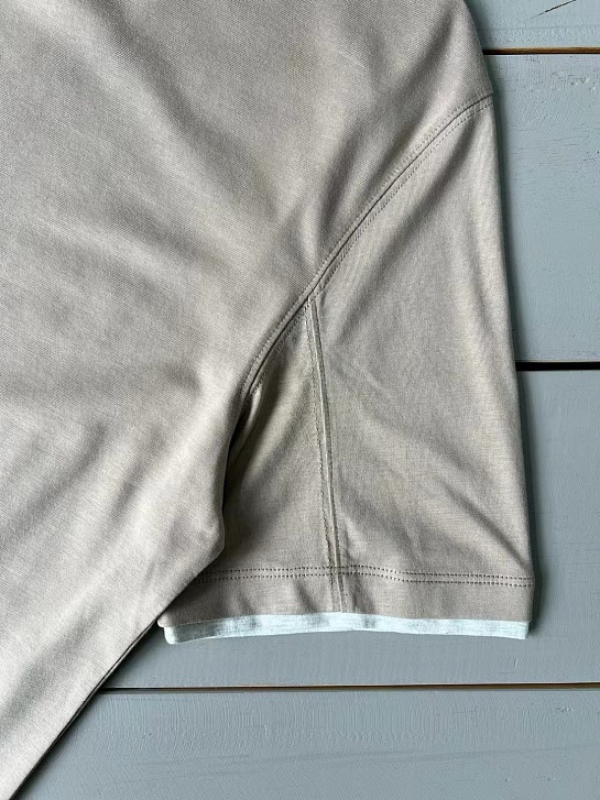 Футболка Brunello Cucinelli Premium layered-effect - Beige
