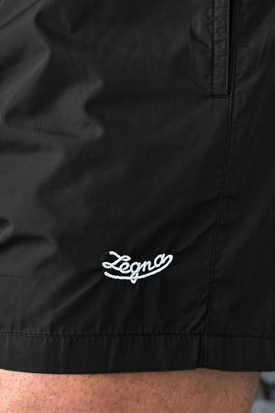 Мужские чёрные шорты Zegna