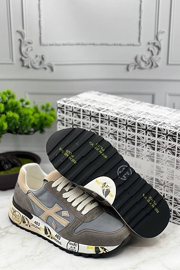 Замшевые кроссовки Premiata Mick - Beige   