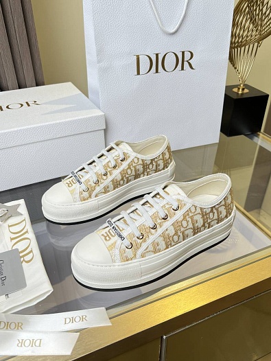 Женские кеды на платформе Dior Walk'n' premium   