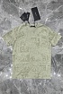 Мужская футболка Dolce & Gabbana зелёного цвета