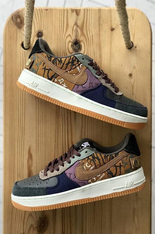 Кроссовки Nike Air Force 1 Travis Scott - Cactus Jack