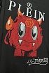 Чёрная футболка со стразами Philipp Plein Lil Diablo