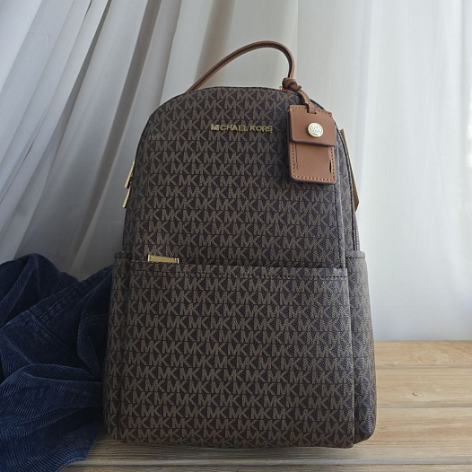 Кожаный рюкзак Michael Kors 40x28 см   