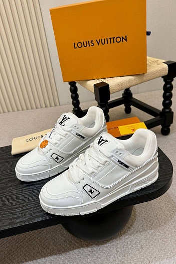 Мужские кроссовки Louis Vuitton Trainer - White   