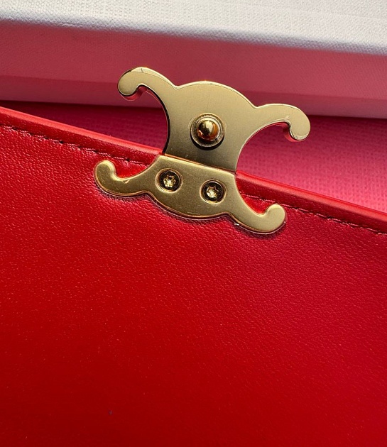 Портмоне Celine Tromphe Premium 19x10x3 см - Red