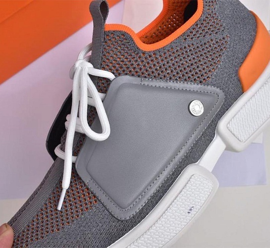 Мужские текстильные кроссовки Hermes Expert - Grey