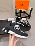 Текстильные кроссовки Hermes lift slip-on