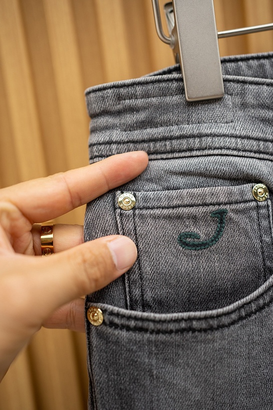 Мужские серые джинсы Jacob Cohen Premium