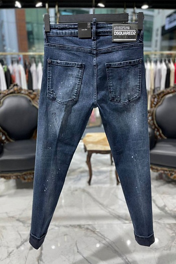 Мужские синие джинсы Dsquared2   
