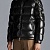 Мужская куртка с глянцевым эффектом чёрного цвета Moncler Maya Short