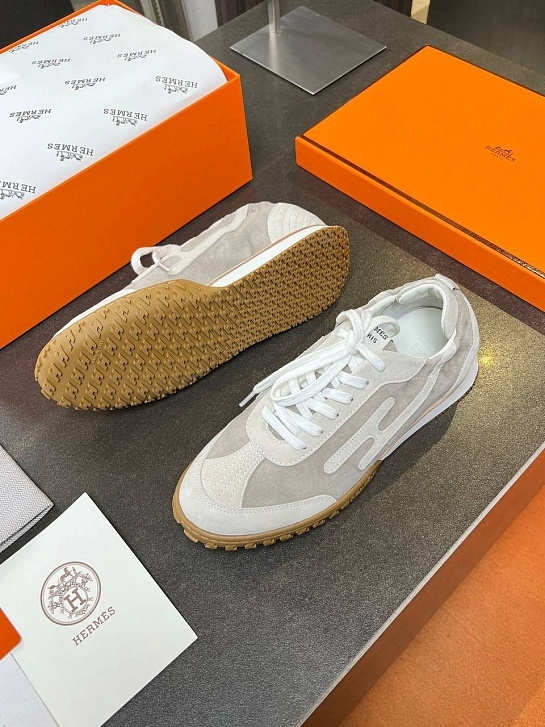 Женские комбинированные кроссовки Hermes Premium