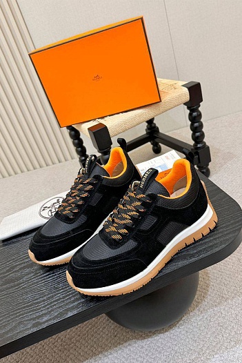 Мужские кроссовки Hermes Jimmy - Black   