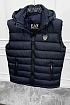 Мужской тёмно-синий жилет Emporio Armani 7