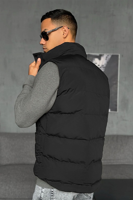 Жилет чёрного цвета Canada Goose logo-patch
