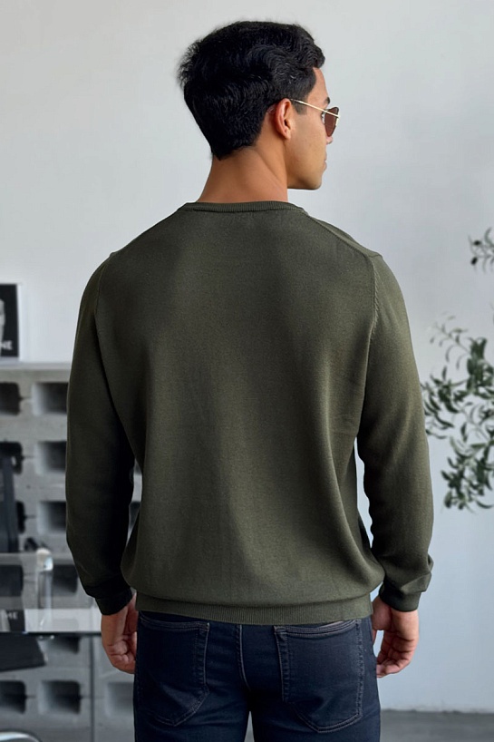 Джемпер зелёного цвета Armani Exchange