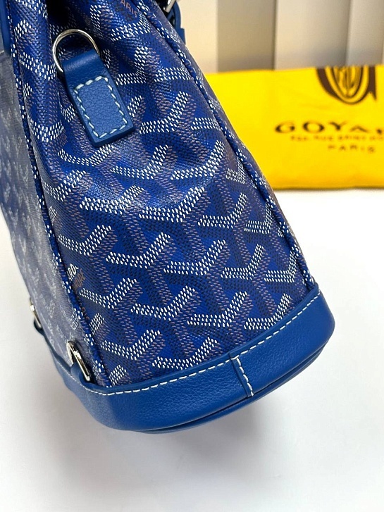 Женский рюкзак Goyard Alpin Mini Premium 23x19x9.5 см - Blue