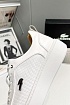 Кожаные кроссовки Lacoste logo-plaque - White