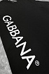 Мужская чёрная футболка Dolce & Gabbana logo-print