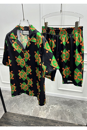 Мужские шорты Gucci GG monogram all-over   
