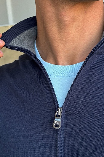 Мужская кофта Polo Ralph Lauren pony-embroidered - Navy   