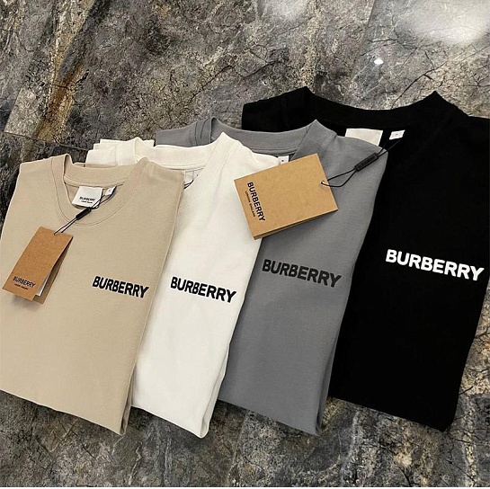 Белая футболка Burberry Rutherford Ekd