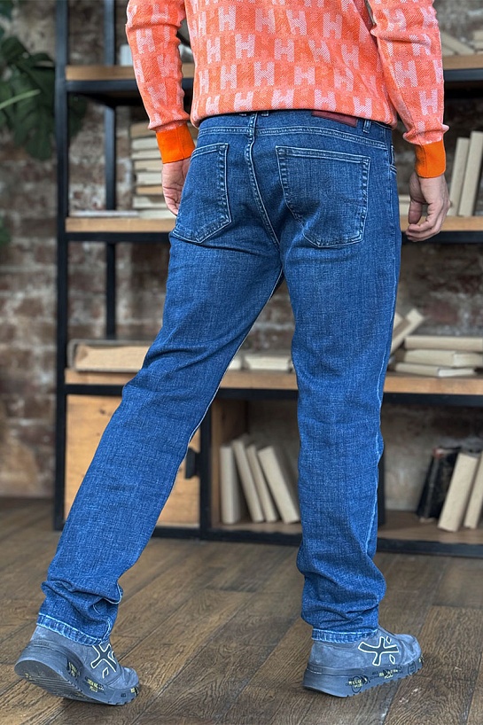 Мужские синие джинсы Paul & Shark regular fit