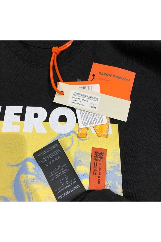 Белая оверсайз футболка Heron Preston A.F. Authorized