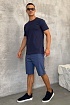 Синяя мужская футболка Emporio Armani 7