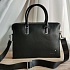 Кожаная чёрная сумка Montblanc 39x29 см