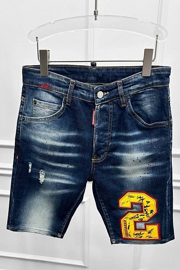 Мужские джинсовые шорты Dsquared2   
