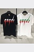 Белая оверсайз футболка Gucci Blade print