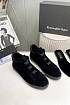 Кроссовки с мехом Ermenegildo Zеgnа Triple Stitch - Black