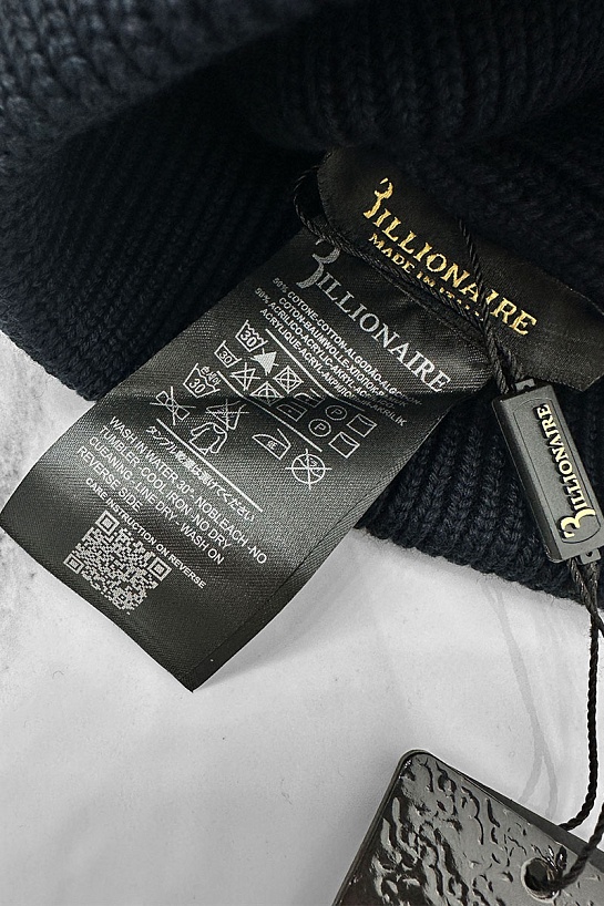 Шапка Billionaire logo-embroidered - Navy